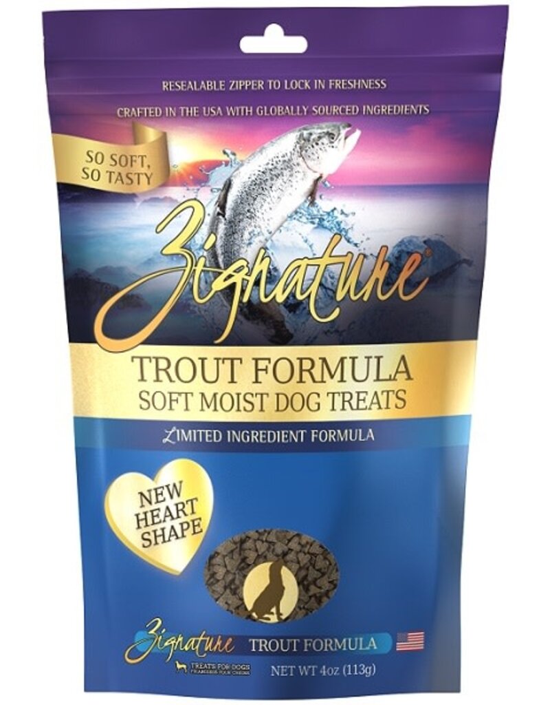 Zignature ZIGNATURE D 4oz TROUT SOFT MOIST TREAT