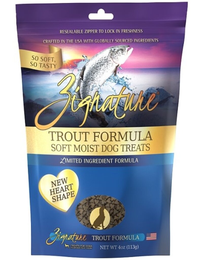 Zignature Zignature Trout Formula Soft Moist Treats for Dogs 4 oz