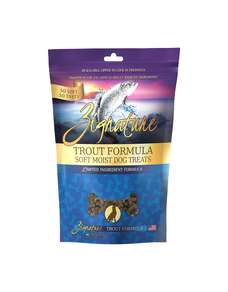 Zignature Zignature Trout Formula Soft Moist Treats for Dogs 4oz
