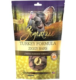 Zignature Zignature Ziggy Bars Turkey Recipe Dog Treats 12oz