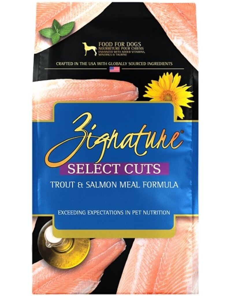 Zignature Zignature Select Cuts Trout & Salmon Meal Formula Dog Food 4LB