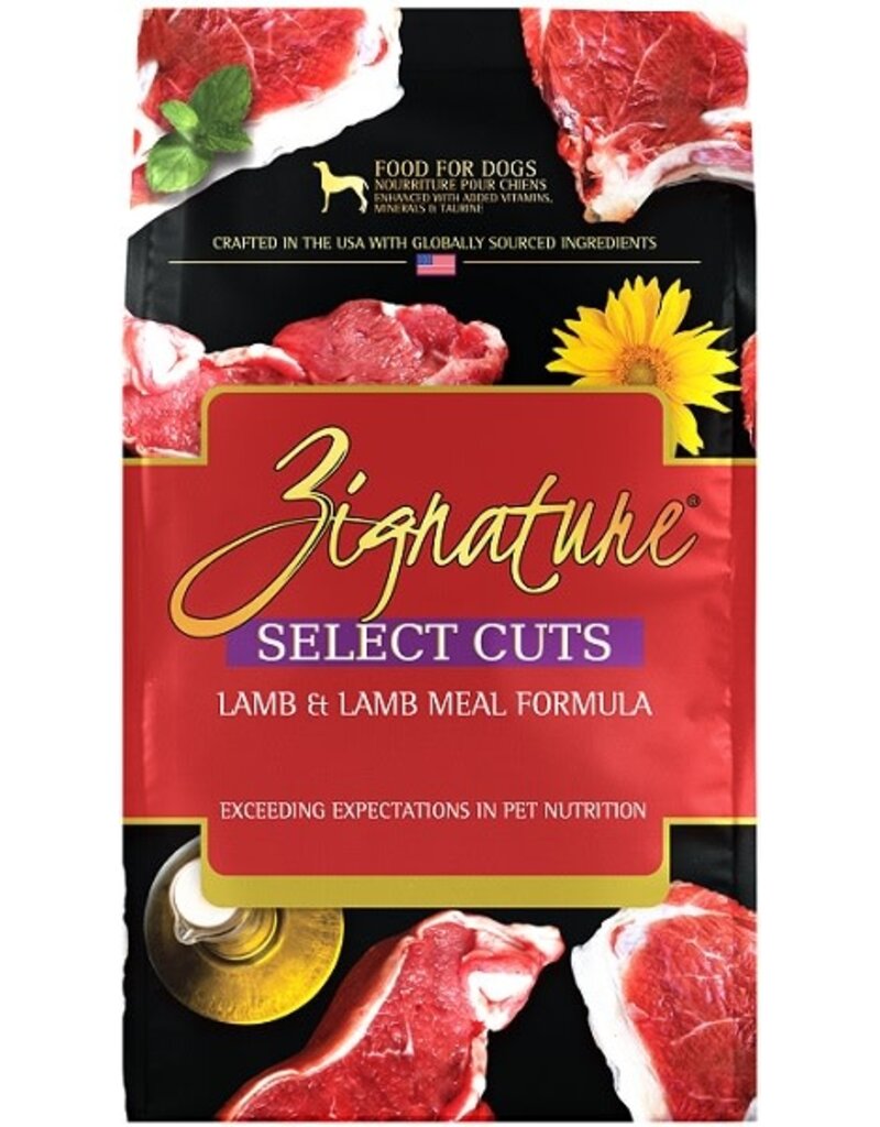 Zignature Zignature Select Cuts Lamb Formula Dog Food 4LB