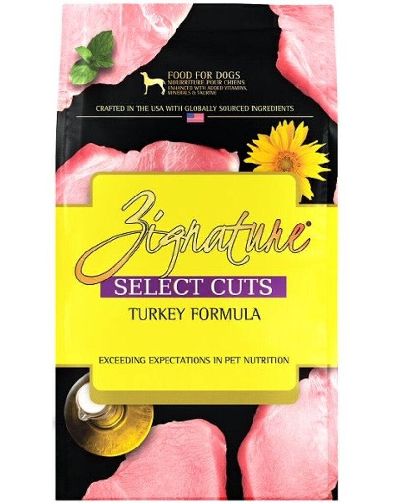 Zignature Zignature Select Cuts Turkey Formula Dog Food 4LB