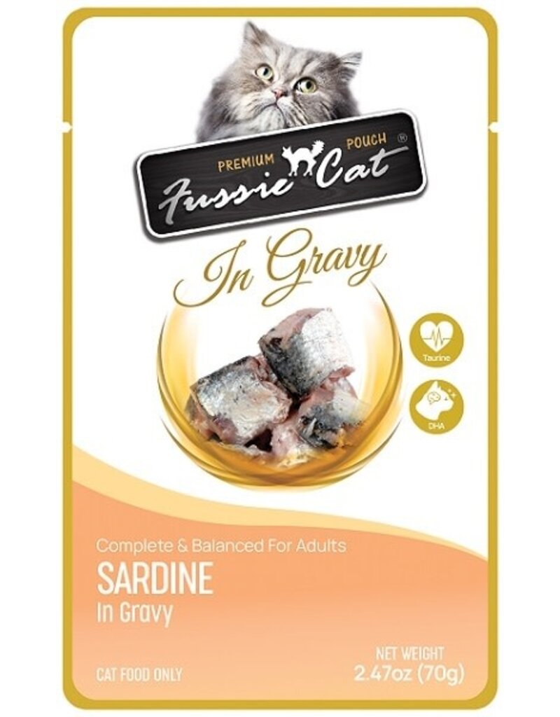 Fussie Cat Fussie Cat In Gravy Sardine Recipe Wet Cat Food 2.47oz
