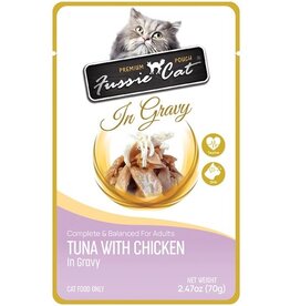 Fussie Cat Fussie Cat In Gravy Tuna & Chicken Recipe Wet Cat Food 2.47oz