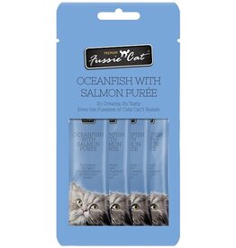 Fussie Cat Fussie Cat Puree Ocean Fish & Salmon 2oz/18