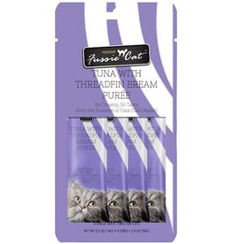 Fussie Cat Fussie Cat Tuna & Threadfin Bream Puree Cat Treats 2oz 4 Pack