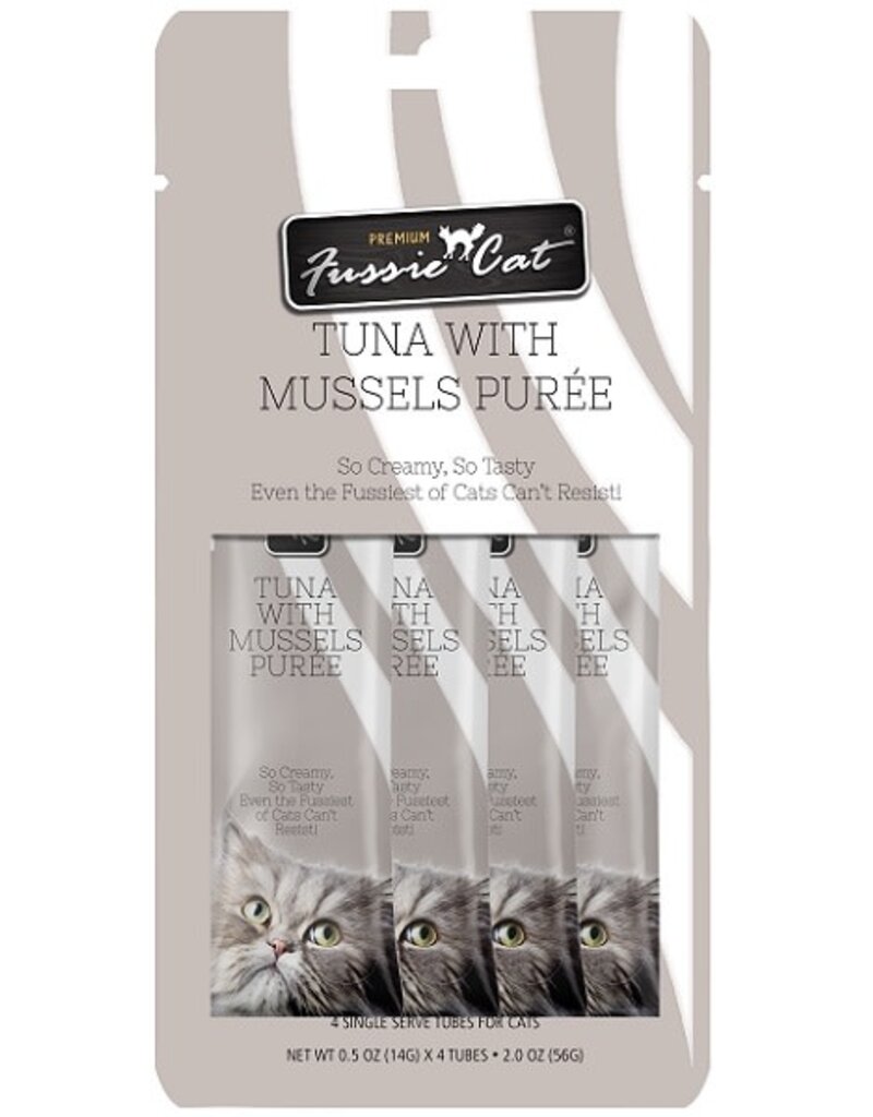 Fussie Cat Fussie Cat Puree Tuna & Mussels 2oz/18 Cat
