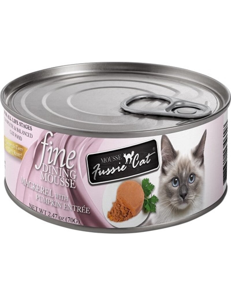 Fussie Cat Fussie Cat Fine Dinning Mouse Mackerel & Pumpkin Entree In Gravy Canned Cat Food 2.82oz