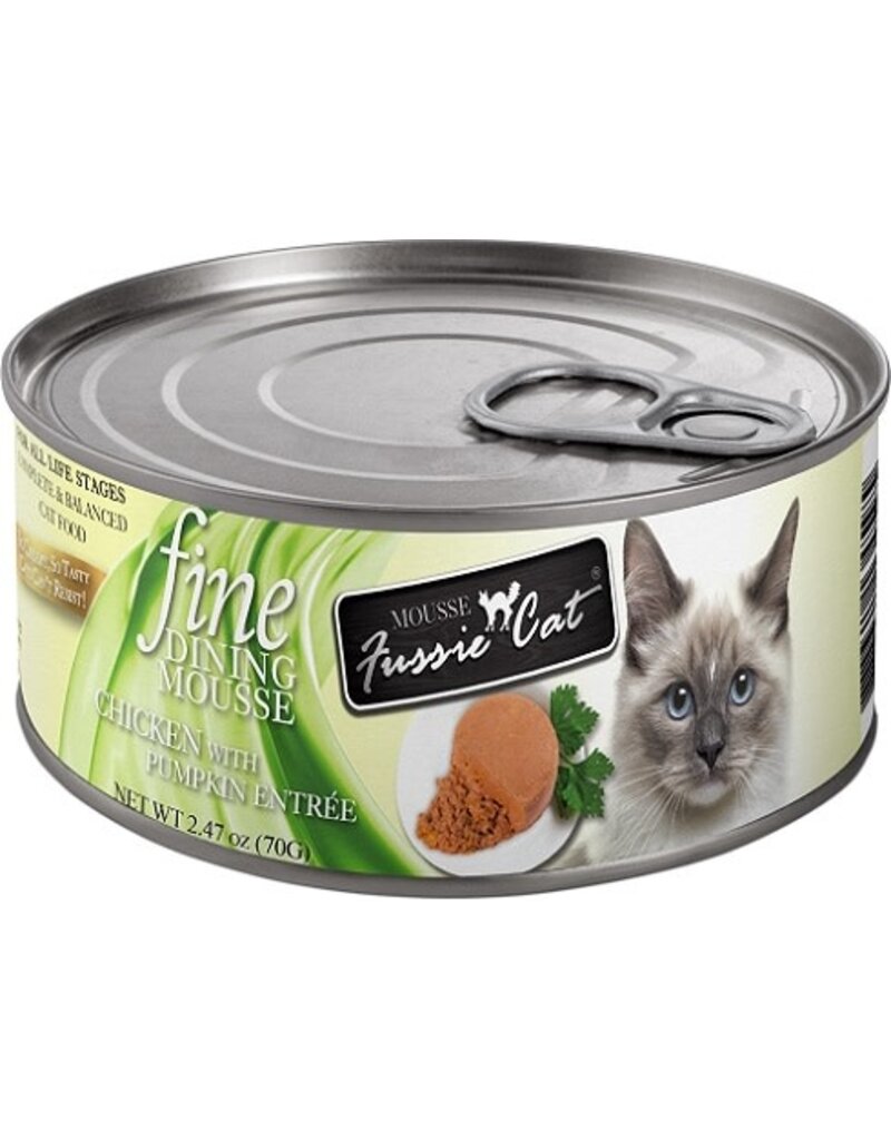 Fussie Cat FUSSIE CAT FINE DINNING CC 2.47oz/24 CHKN PMPKN MOUSSE