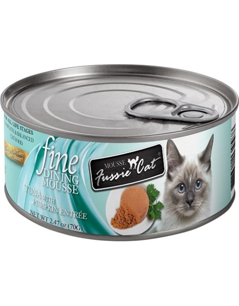 Fussie Cat FUSSIE CAT FINE DINNING CC 2.47oz/24 TUNA PMPKN MOUSSE