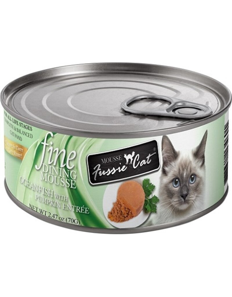 Fussie Cat Fussie Cat Fine Dinning Mouse Ocean Fish & Pumpkin Entree In Gravy Canned Cat Food 2.82oz