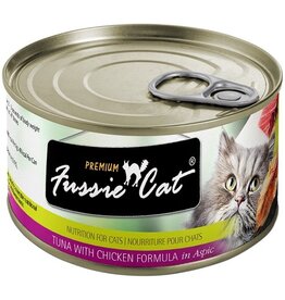 Fussie Cat FUSSIE CAT PREMIUM TUNA with Ch icken 5.5oz/24 Can