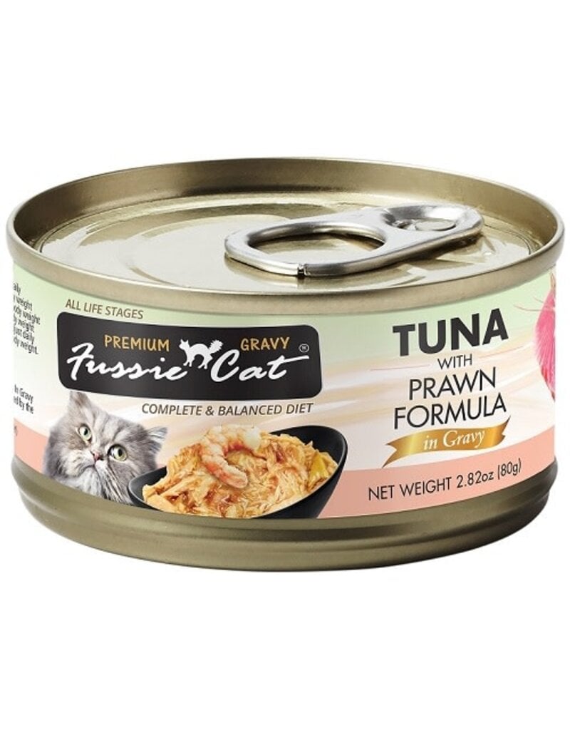 Fussie Cat FUSSIE CAT CC 2.82oz/24 TUNA PRWNS IN GRAVY