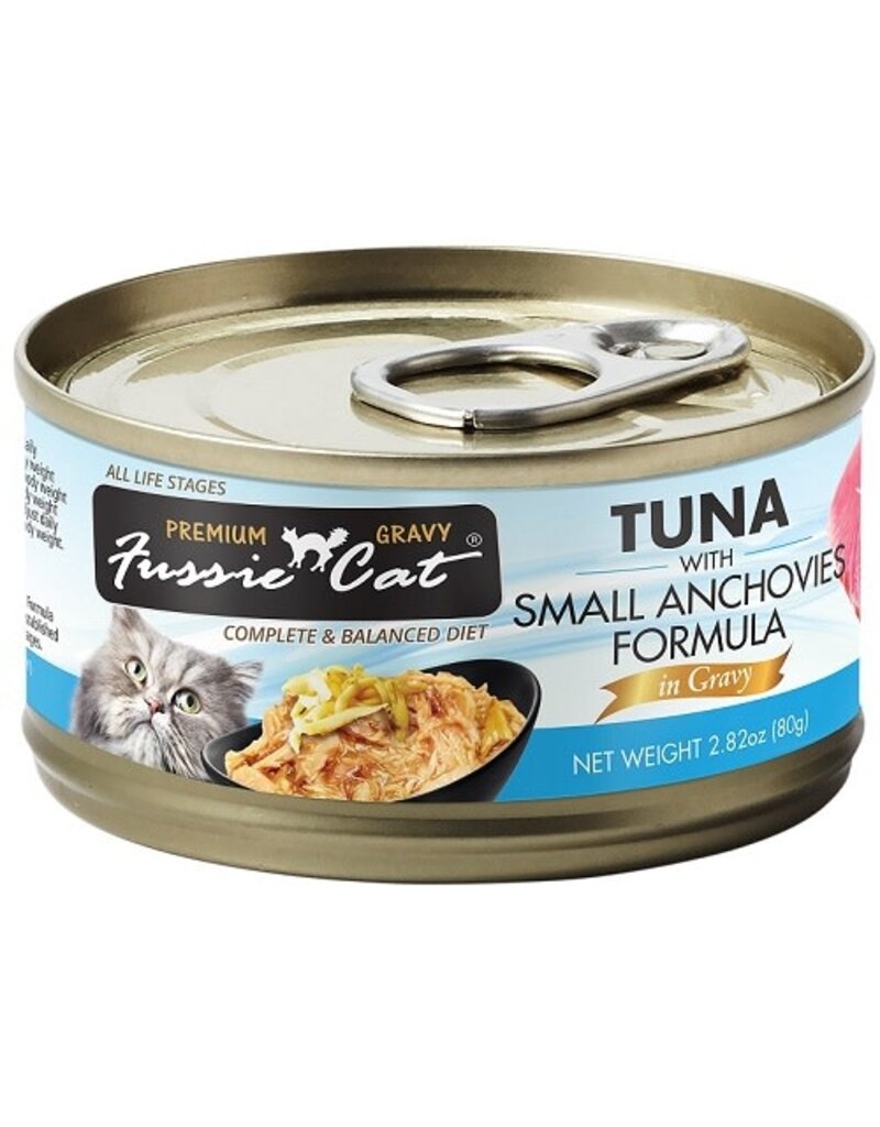 Fussie Cat Fussie Cat Cc 2.82oz/24 Tuna Small Anch In Gravy