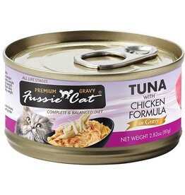 Fussie Cat FUSSIE CAT CC 2.82oz/24 TUNA CHKN IN GRAVY