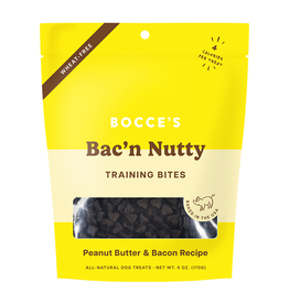 Bocce's Bakery Bocce's Bakery Bac'n Nutty Peanut Butter & Bacon Training Bites For Dogs 6oz