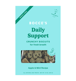 Bocce's Bakery Bocce's Bakery Daily Support Apple & Mint Biscuits For Fresh Breath 12oz