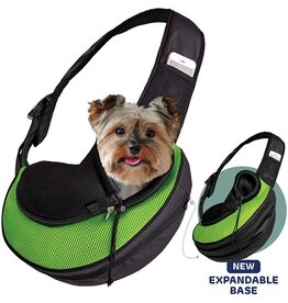 Katziela Expandable Sling Bag Green