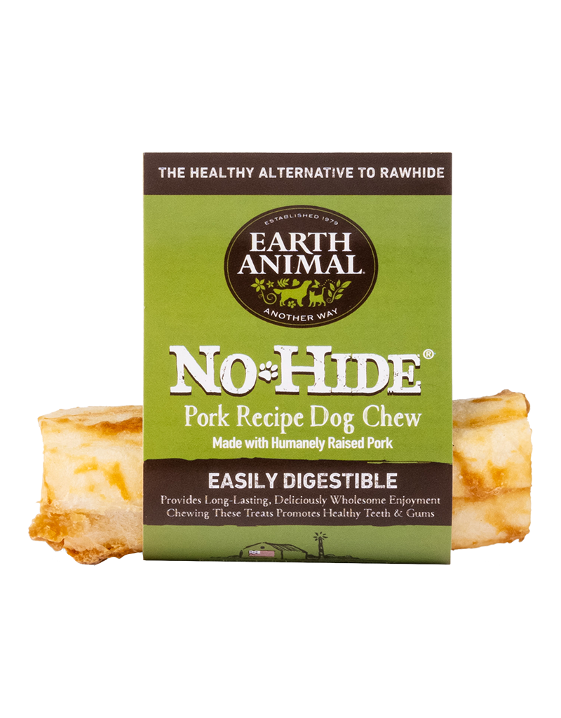 Earth Animal Earth Animal No-Hide Pork Roll For Dogs 4"