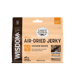 Earth Animal EARTH ANIMAL DOG WISDOM AIR-DRIED JERKY CHICKEN 4 OZ