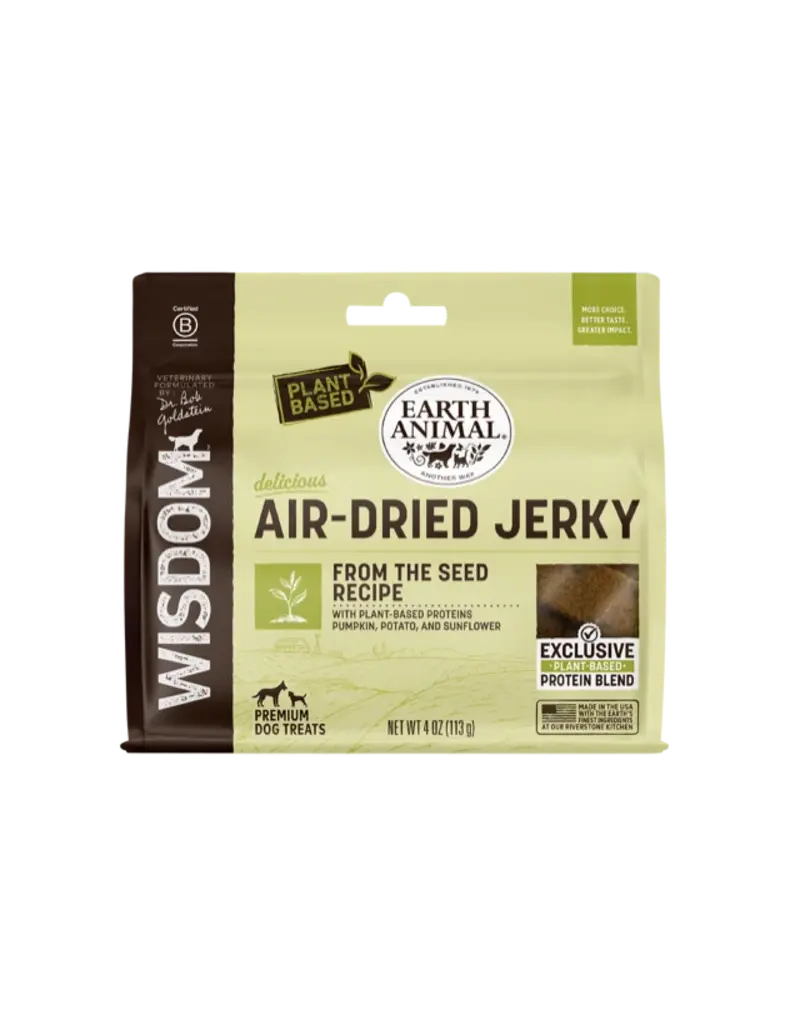 Earth Animal Earth Animal Wisdom From The Seed (Pumpkin, Potato & Sunflower) Air Dried Dog Treats 4oz