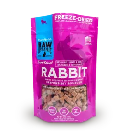 Raw Dynamic Raw Dynamic Freeze Dried Raw Rabbit Recipe Cat Food 5.5oz