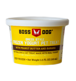 Boss Dog Brands Boss Dog yogurt peanut butter banana 3.5oz/12