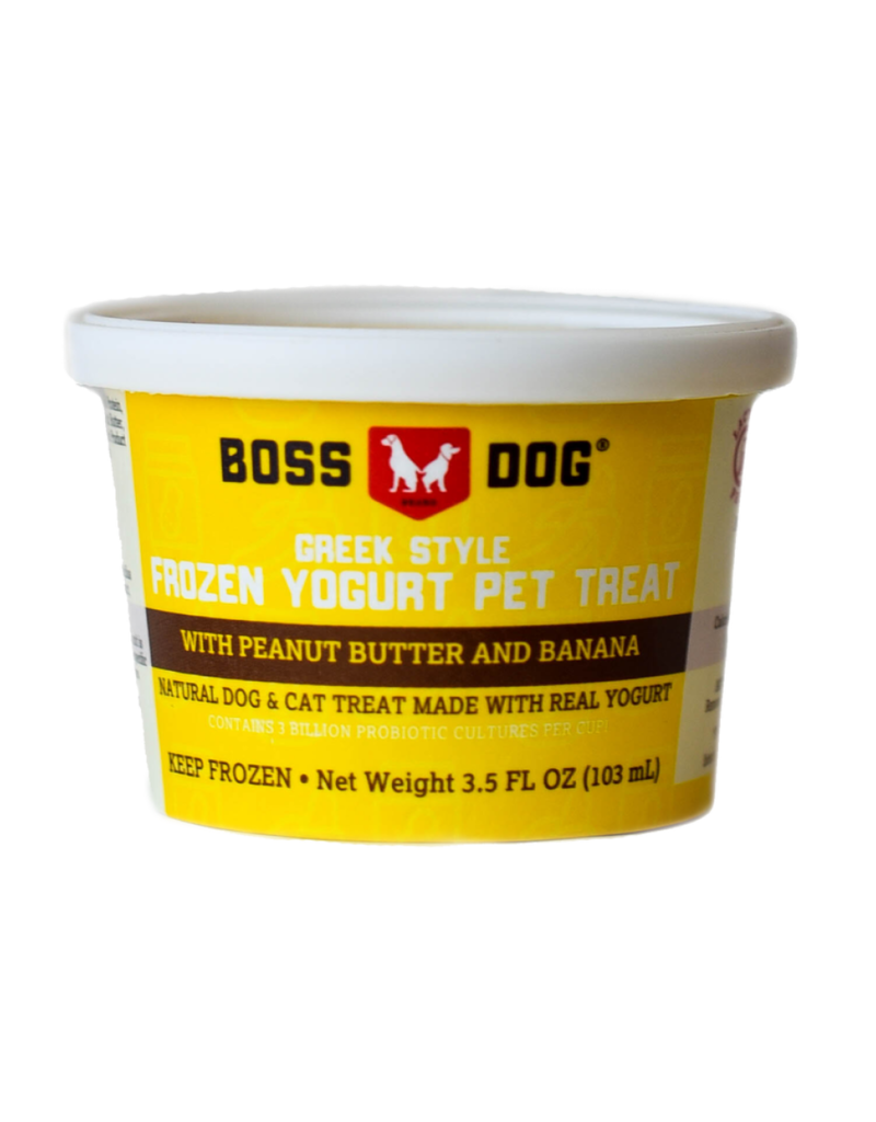 Boss Dog Brands Boss Dog yogurt peanut butter banana 3.5oz/12