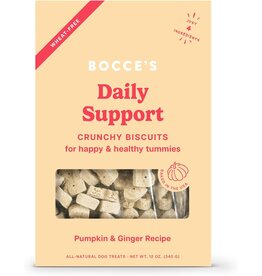 Bocce's Bakery Bocce's Bakery Daily Support Pumpkin & Ginger Belly Aid  Crunchy Biscuits For Dogs 12oz