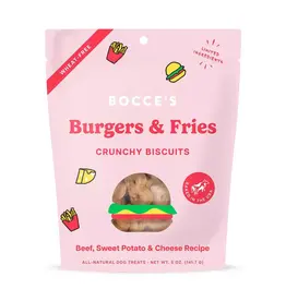 Bocce's Bakery Bocce's Bakery Burgers & Fries Crunchy Biscuits For Dogs 5oz