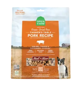 Open Farm Open Farm Freeze Dried Raw Morsels Farmer's Table Pork Recipe Dog Food 3.5oz
