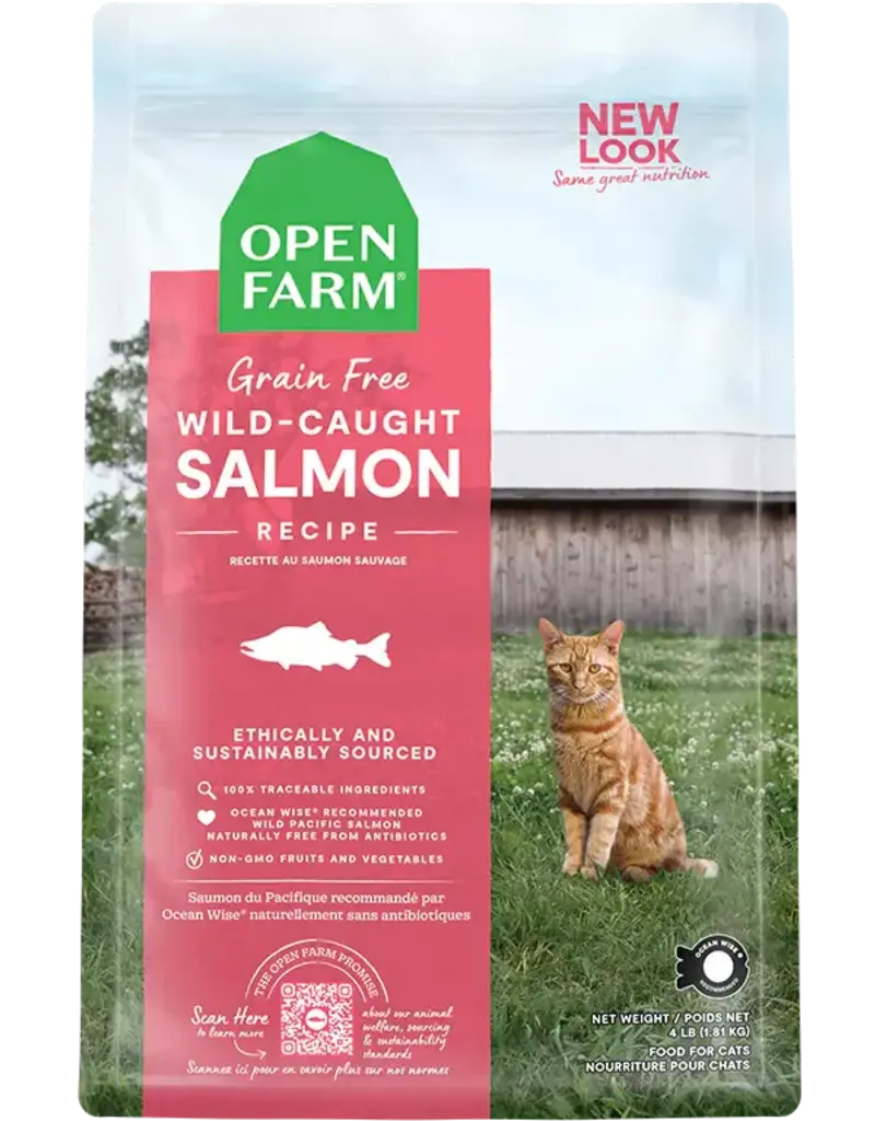 Open Farm Open Farm Cat Grain Free Wild Caught Salmon 8lb
