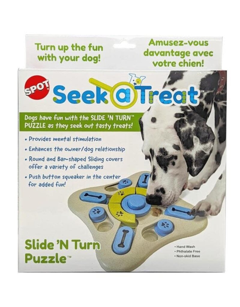 Ethical Ethical Spot Seek A Treat Slide'N Turn Puzzle Dog Toy