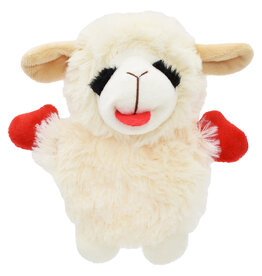 Multipet Mini Lamb Chop Crinkle Dog Toy 6"