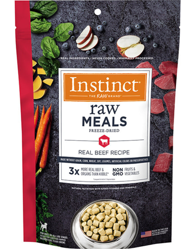 Nv Dog Instinct Raw Meal Frzdried Real Beef 9.5oz/8