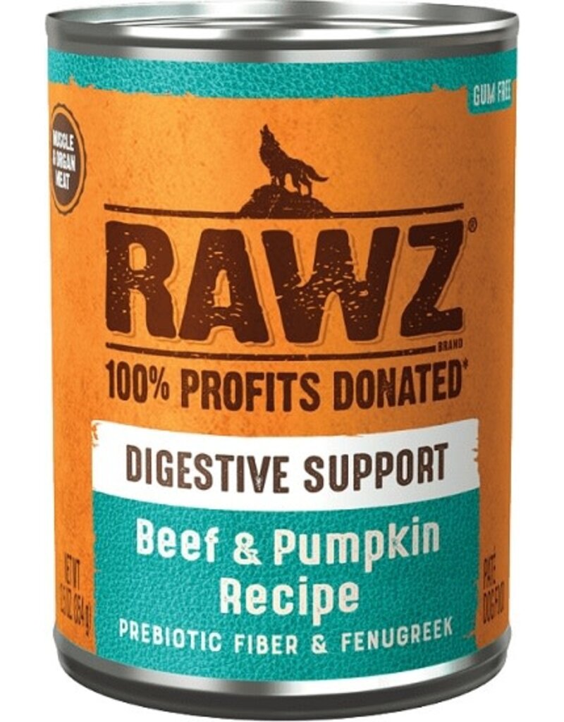 Rawz Rawz Digestive Support Beef & Pumpkin Canned Dog Food 12.5oz