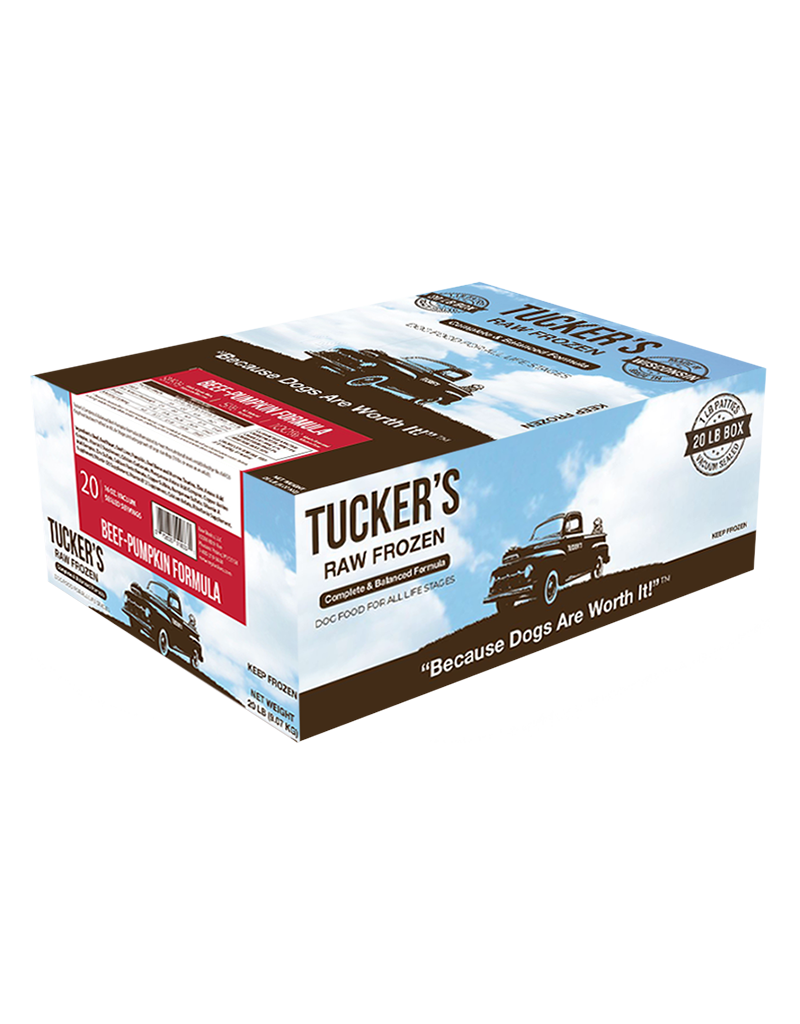 Tucker's Tucker's Beef & Pumpkin Raw Frozen Dog Food 20LB Bulk Box