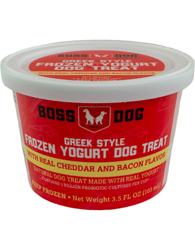Boss Dog Brands Boss Dog yogurt cheddar bacon 3.5oz/12