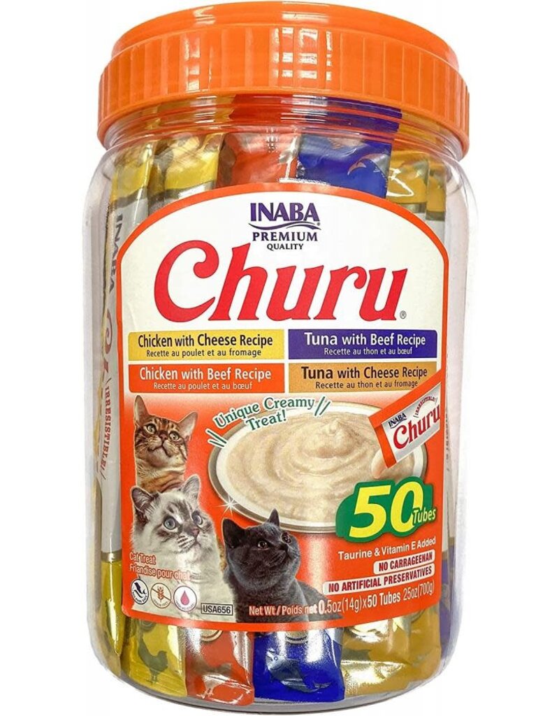 Inaba Cat Churu Beef & Cheese 50 Tubes