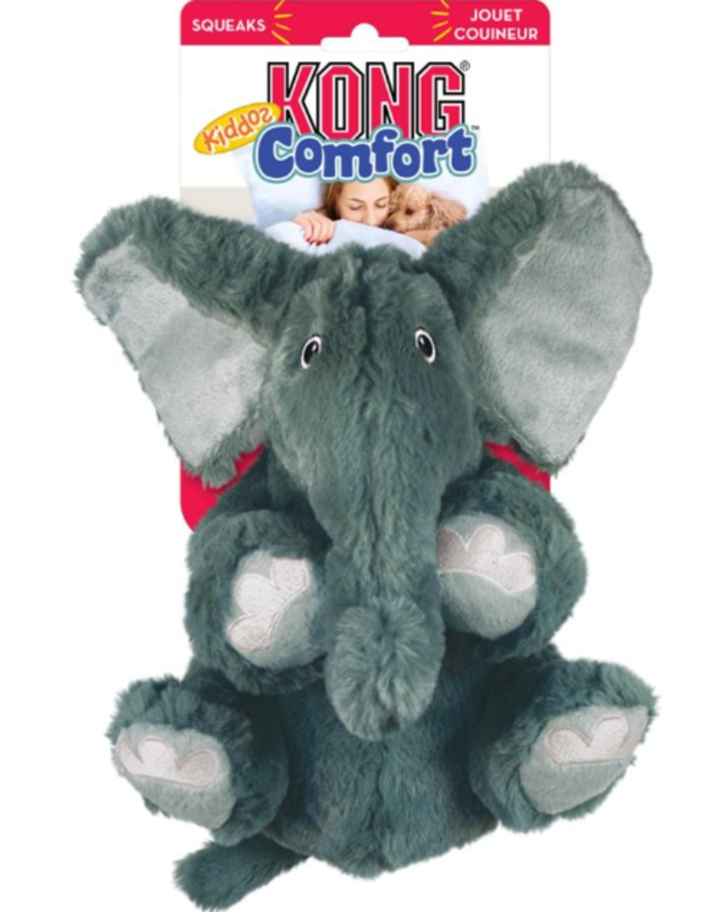 Kong Comfort Kiddos Jumbo Elephant Dog Toy Extra Large