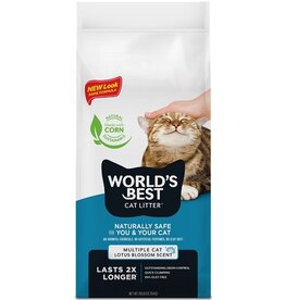 Worlds Best Cat Litter World's Best Blue Lotus Blossom Scented Multi Cat Litter 28LB