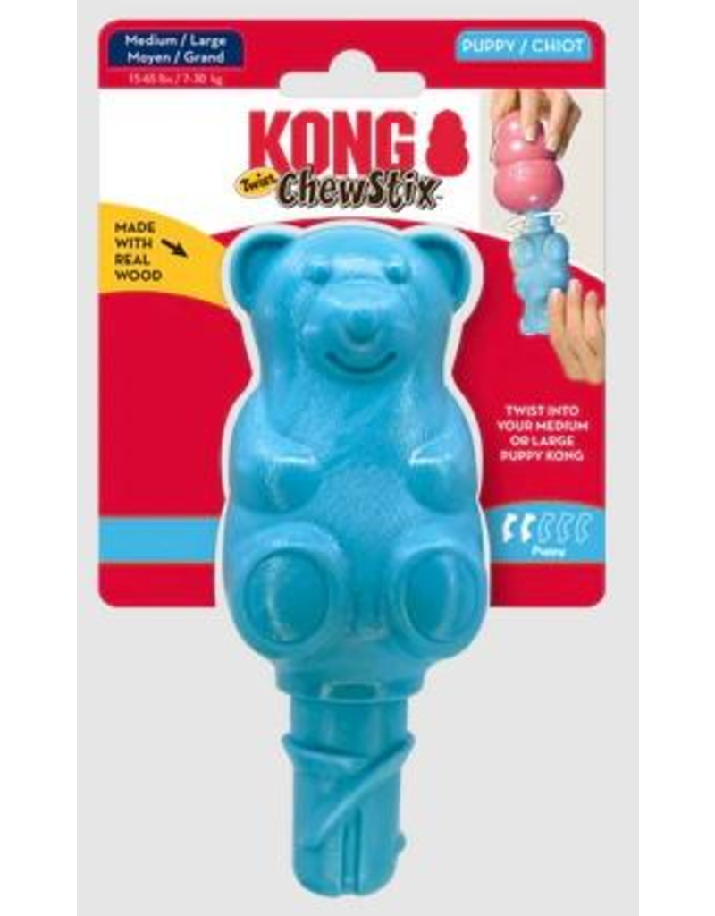 Kong ChewStix Puppy Twist Bear Medium/ Large