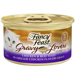 Fancy Fst Cat Can Grvy Chk/bef, 3 Oz