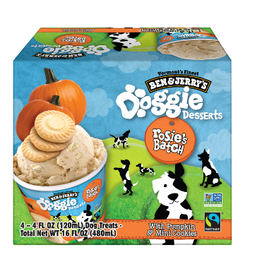 Ben&Jerry's Ben & Jerry's Frozen Doggie Rosie's Batch Pumpkin Mini Cookies 4 pack 4 oz
