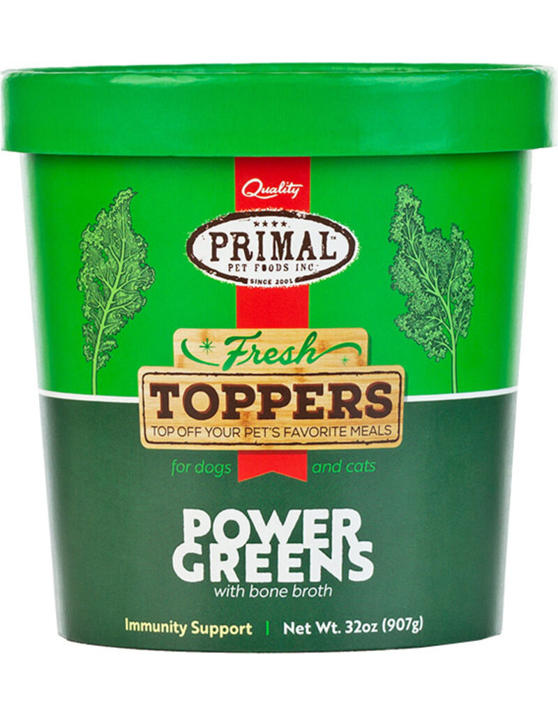 Primal Primal Frozen Fresh Toppers Healthy Green Smoothie For Dogs & Cats 32oz