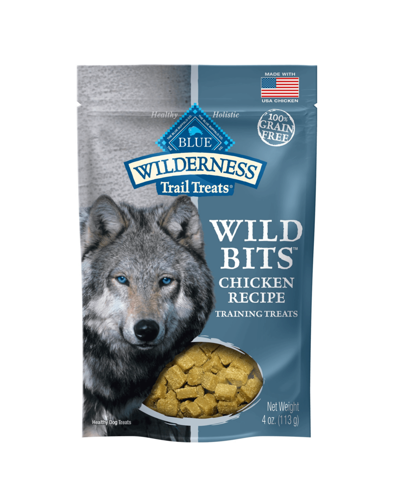 Blue Buffalo Blue Buffalo Wilderness Trail Treats Chicken Wild Bits Grain-Free Training Dog Treats- 4 OZ
