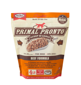 Primal Primal Pronto Frozen Raw Beef Formula Dog Food 4LB