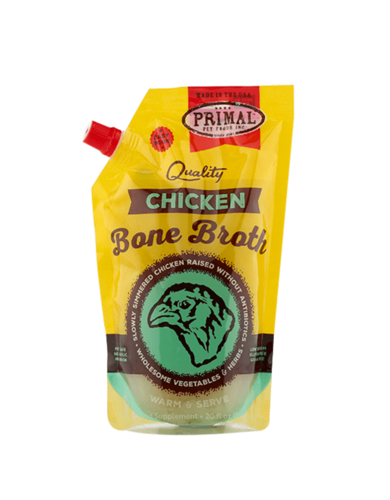 Primal Primal Frozen Chicken Bone Broth For Dogs 20 oz