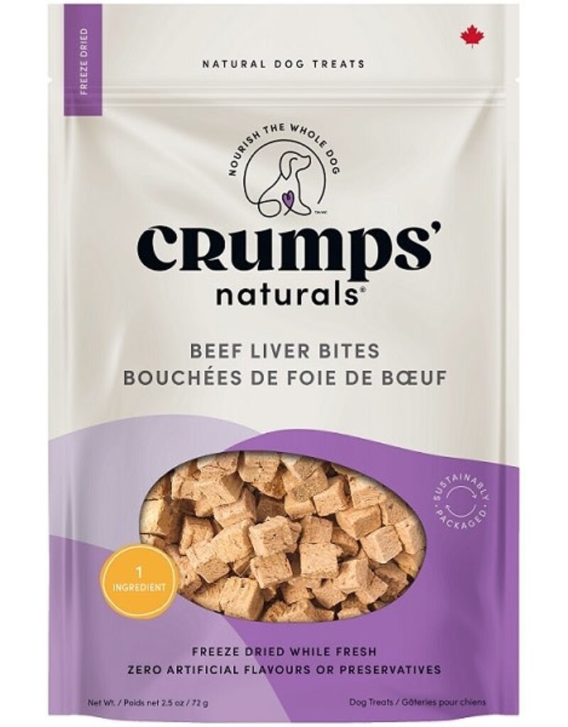 Crump Naturals Crumps Naturals' Beef Liver Bites For Dogs 2.3oz